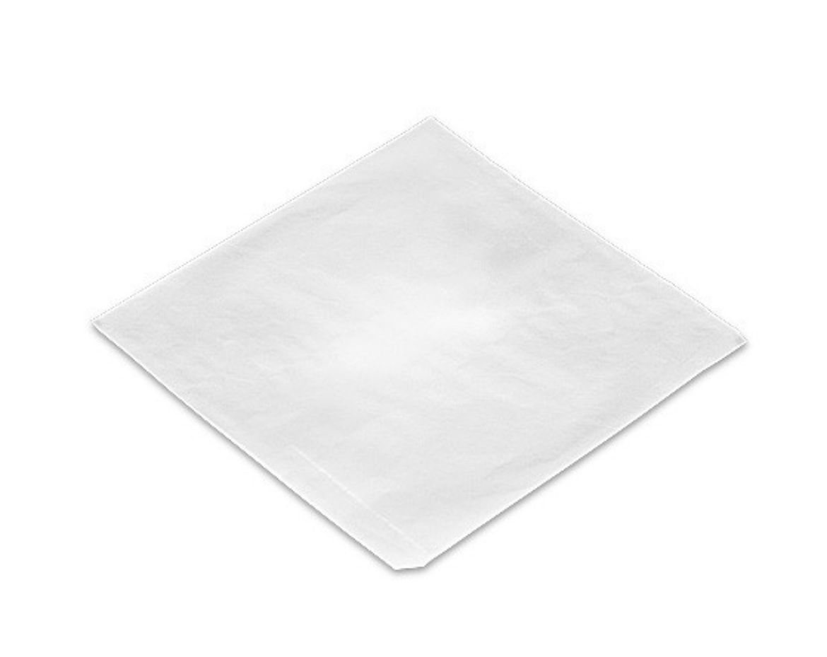 Picture of BAG, PAPER WHITE 200x200mm 2W SQUARE FLAT 500/PACK