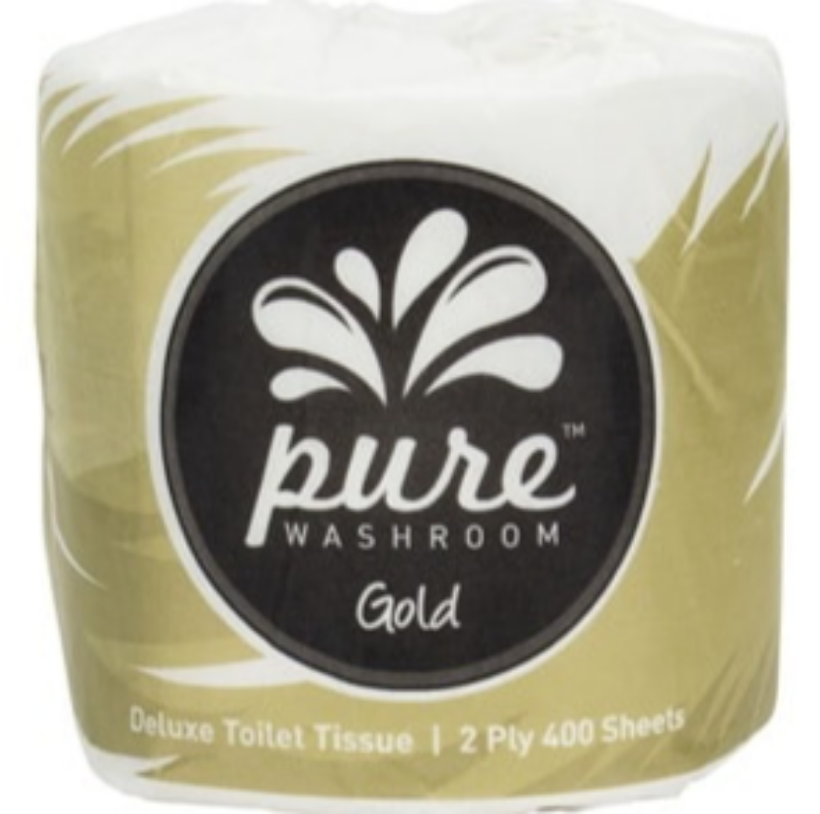 Picture of TOILET PAPER, 400 SHEET 2PLY PURE GOLD DELUXE 48/CTN