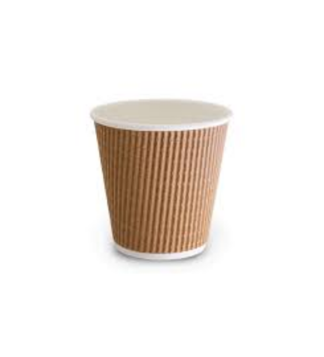 Picture of CUP, COFFEE 8oz KRAFT TRIPLE WALL (90mm) 500/CTN