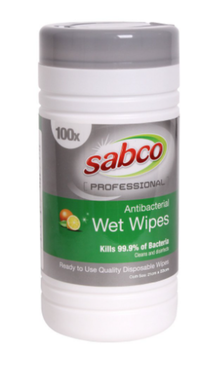 Picture of ANTIBACTERIAL CANNISTER WIPES 100 SHEETS 8/CTN
