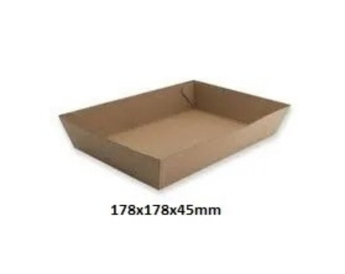 Picture of TRAY, #2 KRAFT 178x178x45 240/CTN