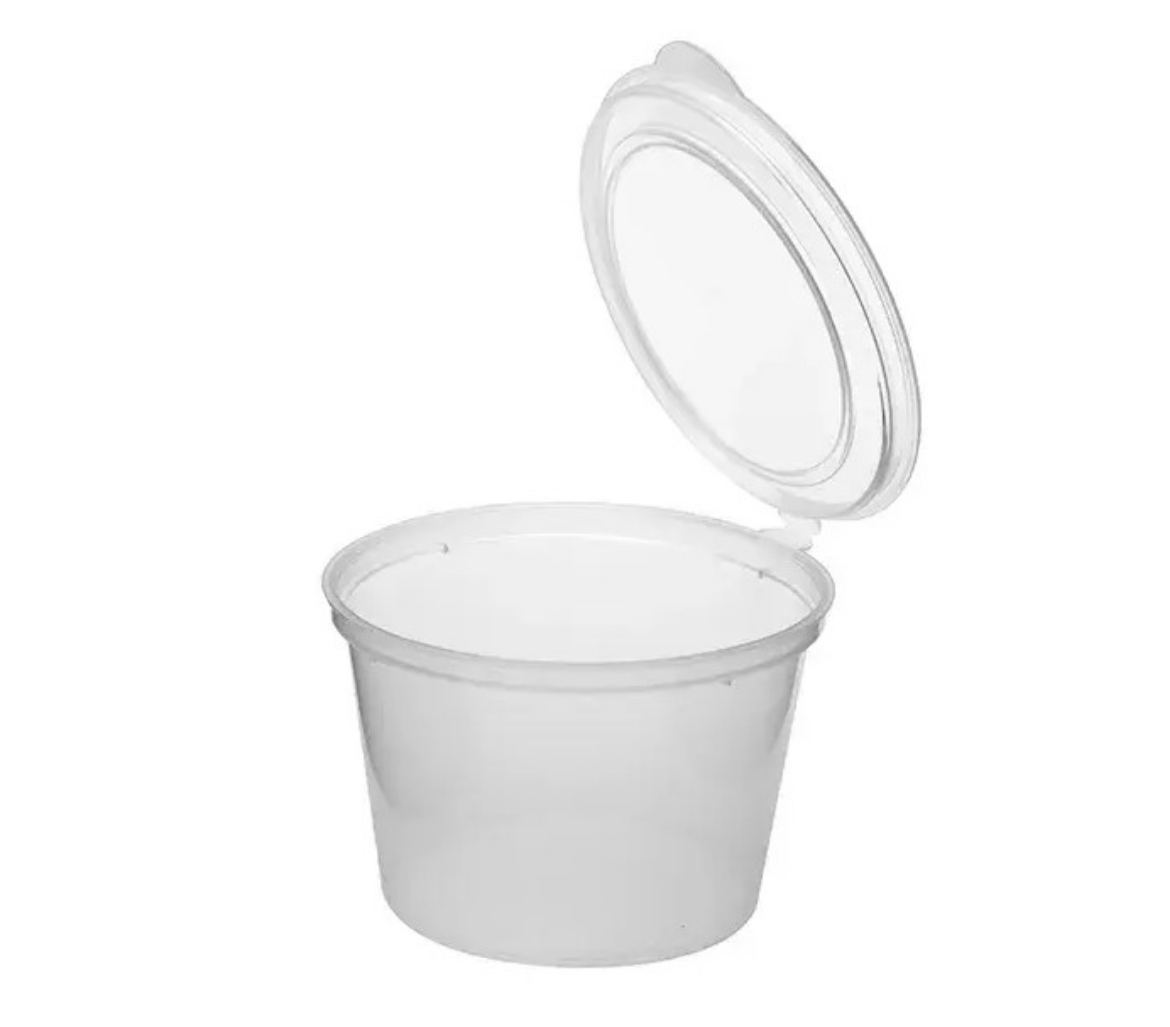 Picture of PORTION CUP 70ml HINGED LID 1000/CTN