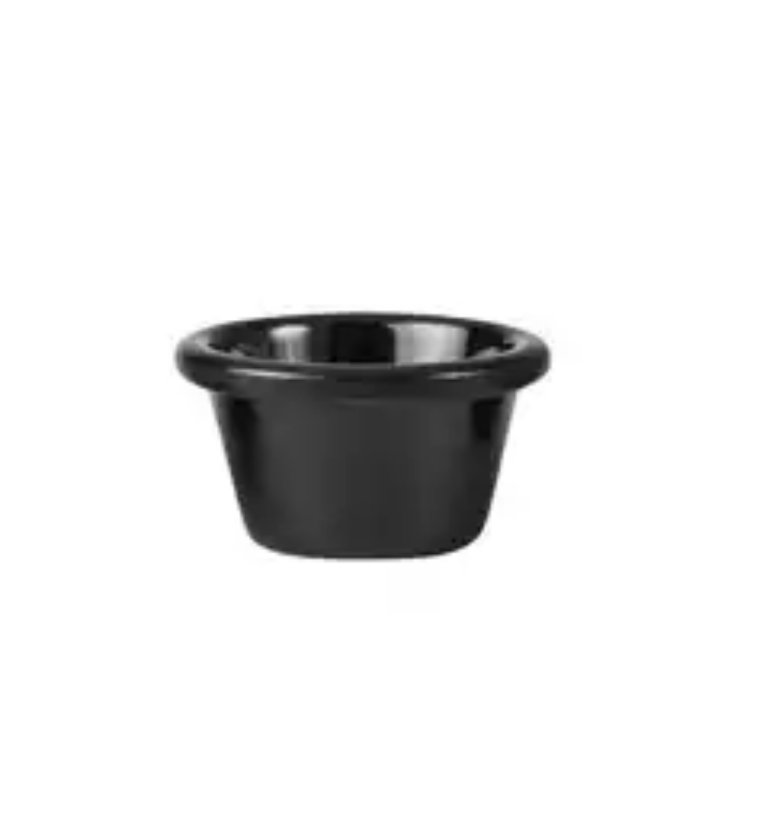Picture of BLACK RAMEKIN 80MM | 90ML | 45MM H - RYNER MELAMINE