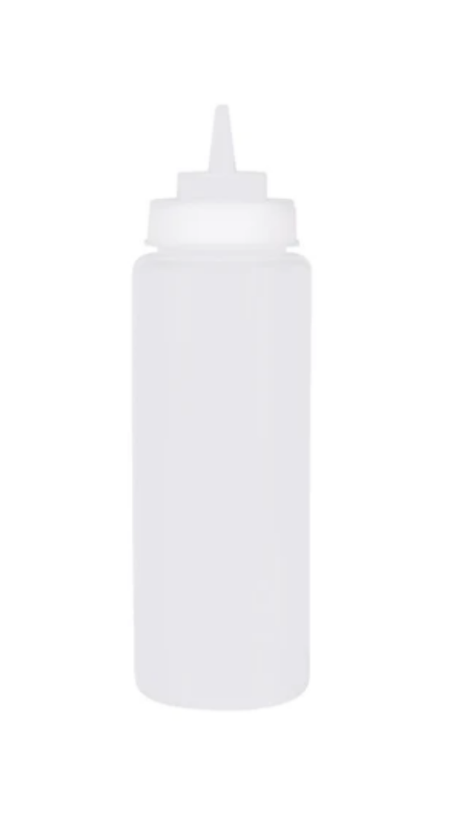 Picture of BOTTLE, SAUCE 950ml SQUEEZE CLEAR WIDE MOUTH