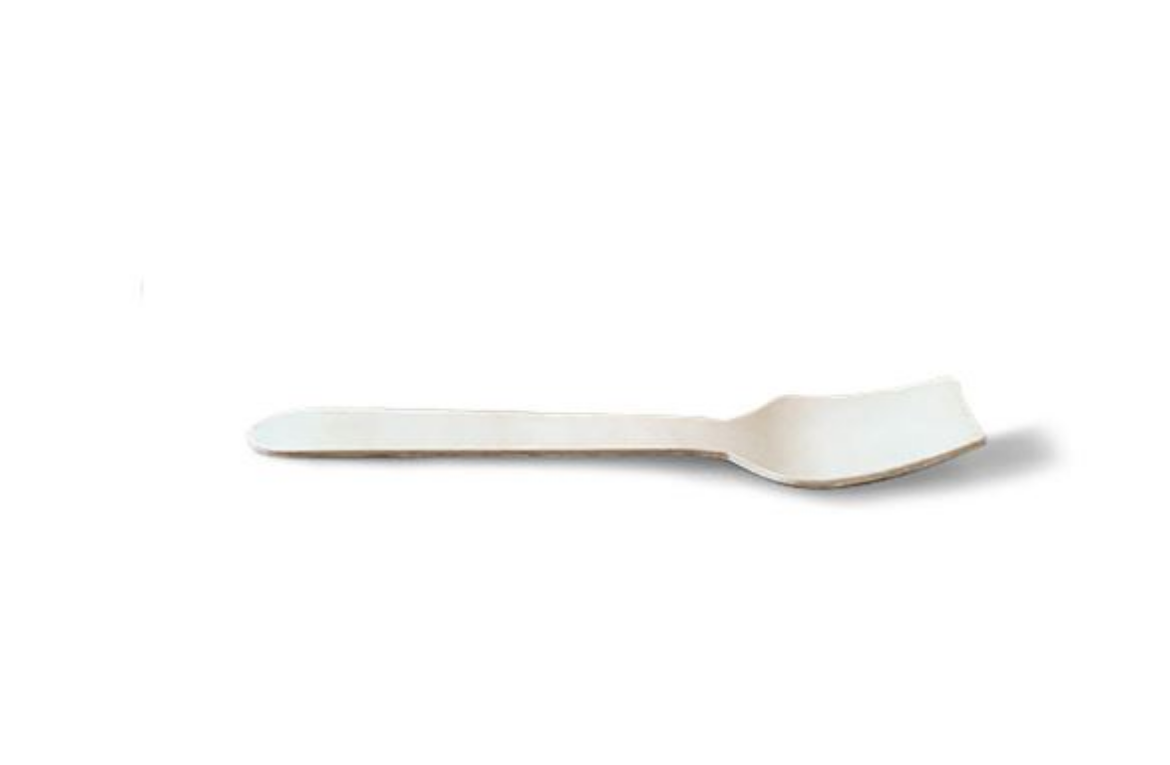 Picture of CUTLERY, GELATO SPADE SPOON WOODEN 100/PACK