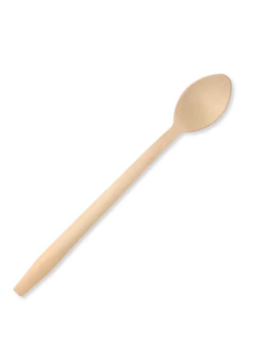 Picture of CUTLERY, SODA SPOON LONG WOODEN 18.5CM 100/PACK