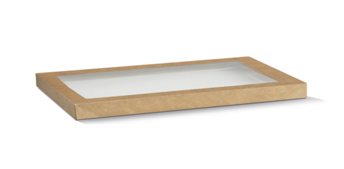 Picture of KRAFT CATERING TRAY LID - LARGE 583X275X30MM 100/CTN