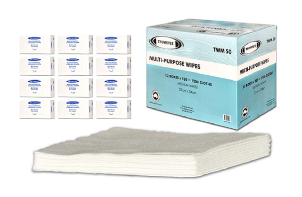 Picture of TRUWIPE NONWOVEN MULTIP WHITE 1200/CTN