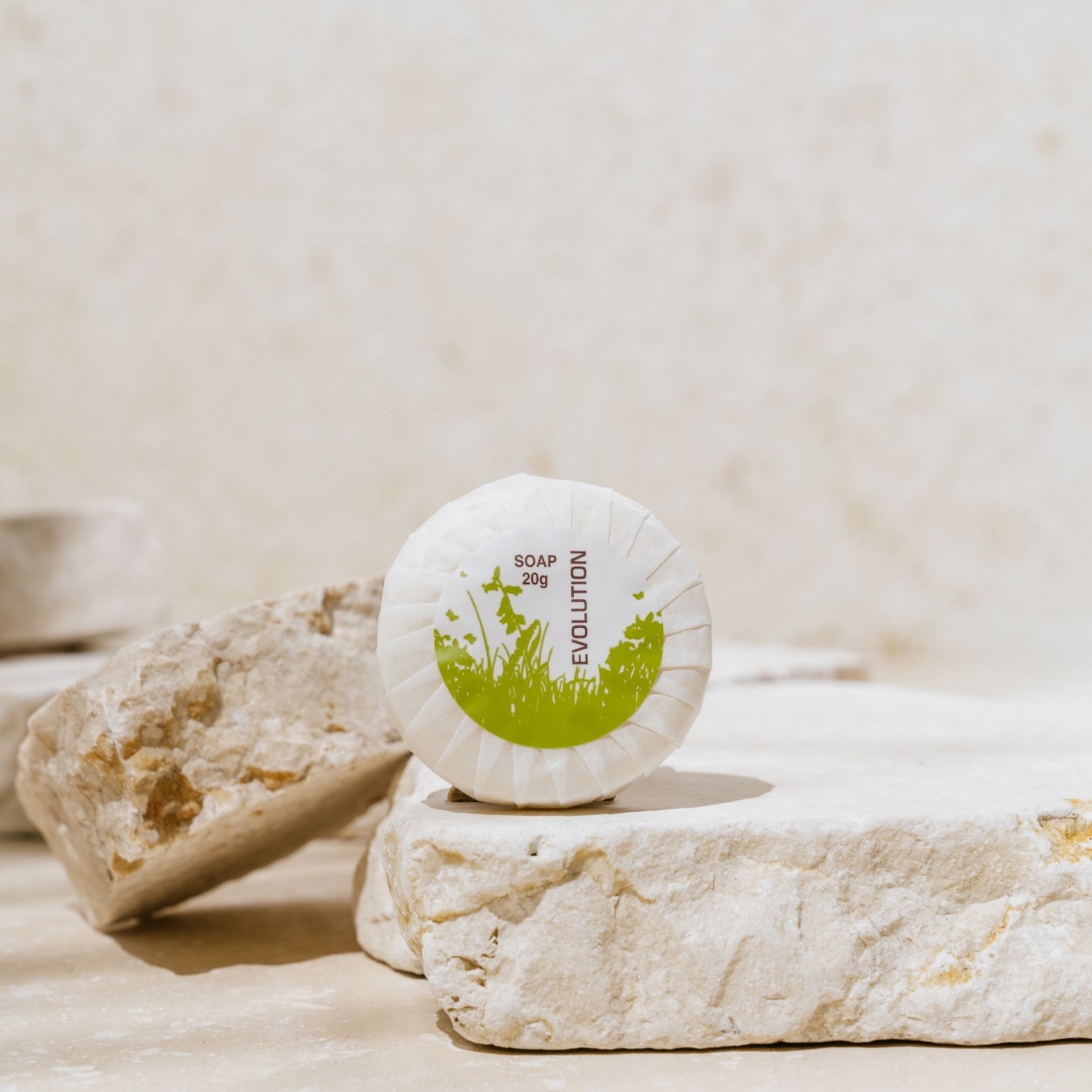 Picture of BATH SOAP 20GM PLEAT WRAP EVOLUTION 500/CTN