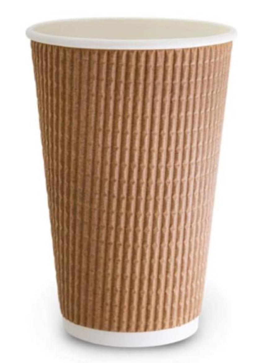 Picture of CUP, COFFEE 16oz KRAFT TRIPLE WALL 25/PACK