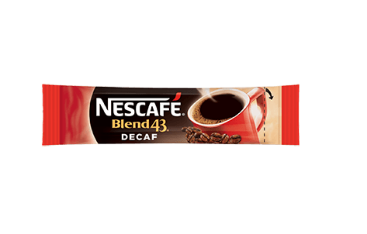 Picture of COFFEE, NESCAFE BLEND43 DECAF STICKS 280/CTN