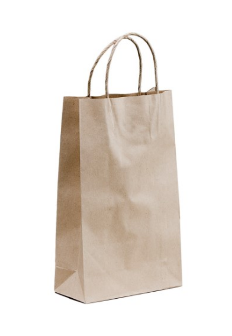 Picture of BAG, CARRY KRAFT TWIST HANDLE 265x160x70 500/CTN