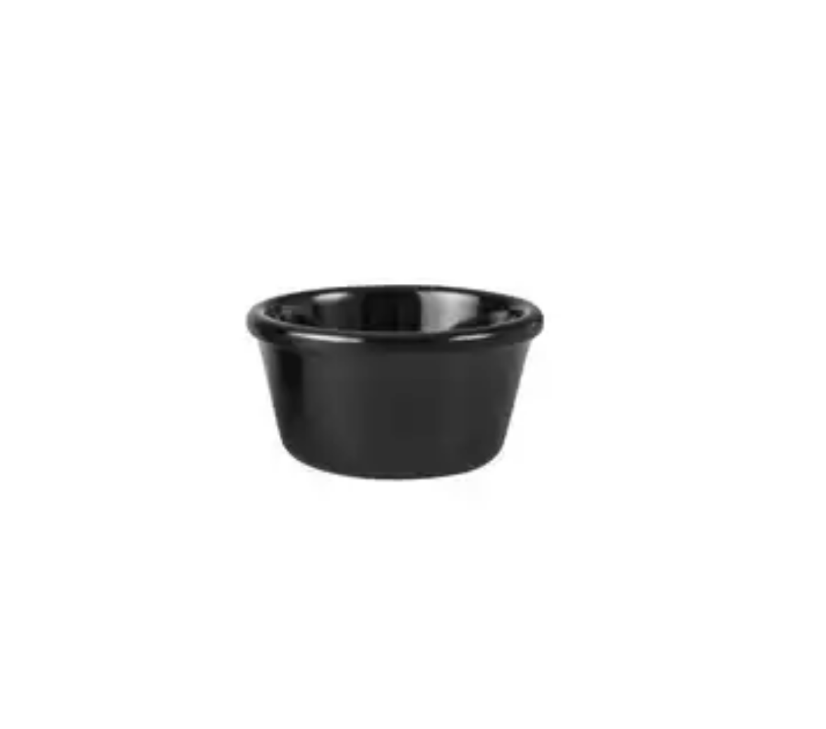 Picture of BLACK RAMEKIN 85MM | 120ML | 50MM H - RYNER MELAMINE