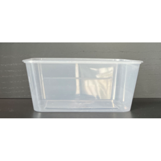 Picture of CONTAINER RECTANGLE 1000ml BBC PLASTICS 50/PACK