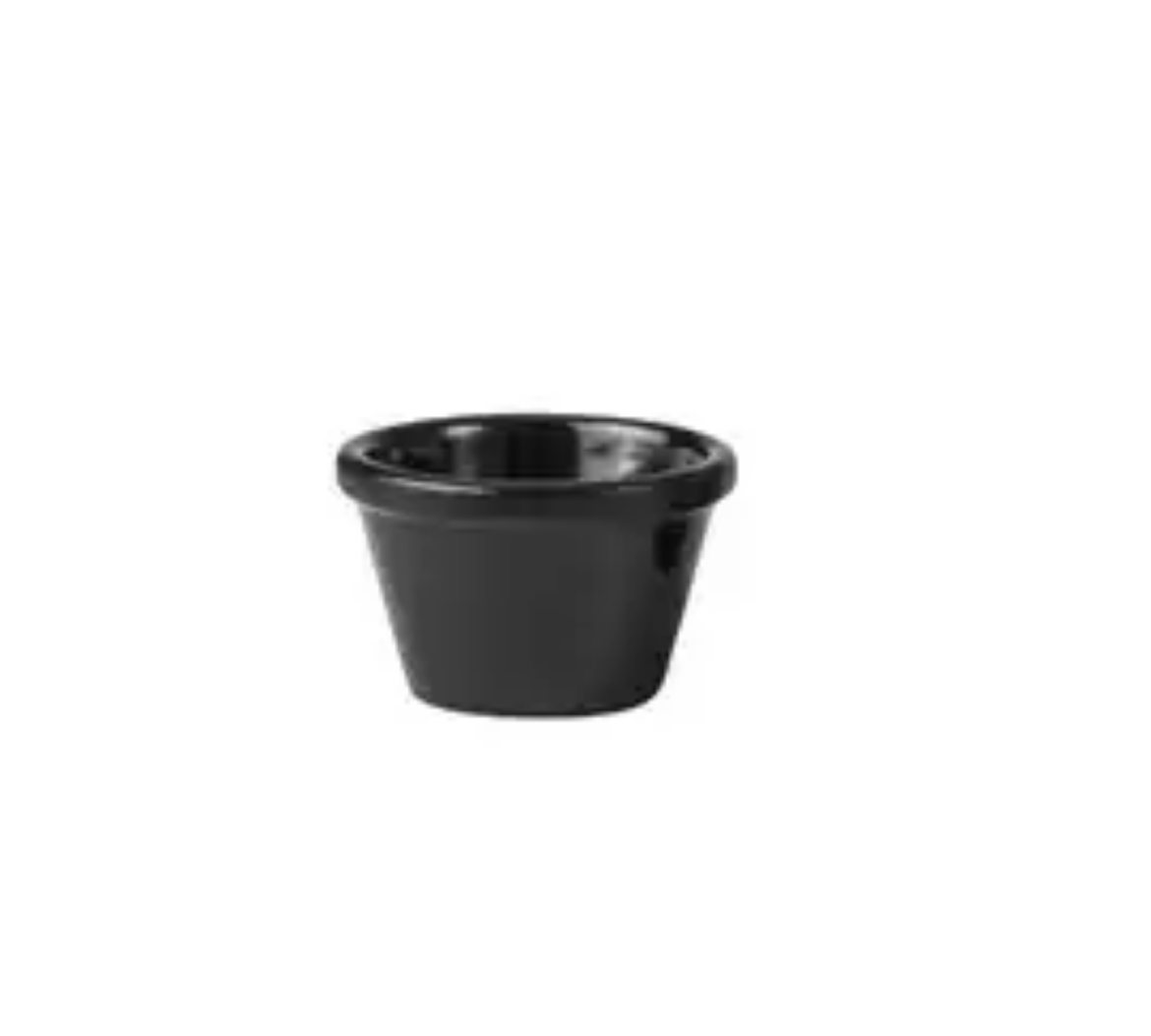 Picture of BLACK RAMEKIN 63MM | 45ML | 40MM H  - RYNER MELAMINE