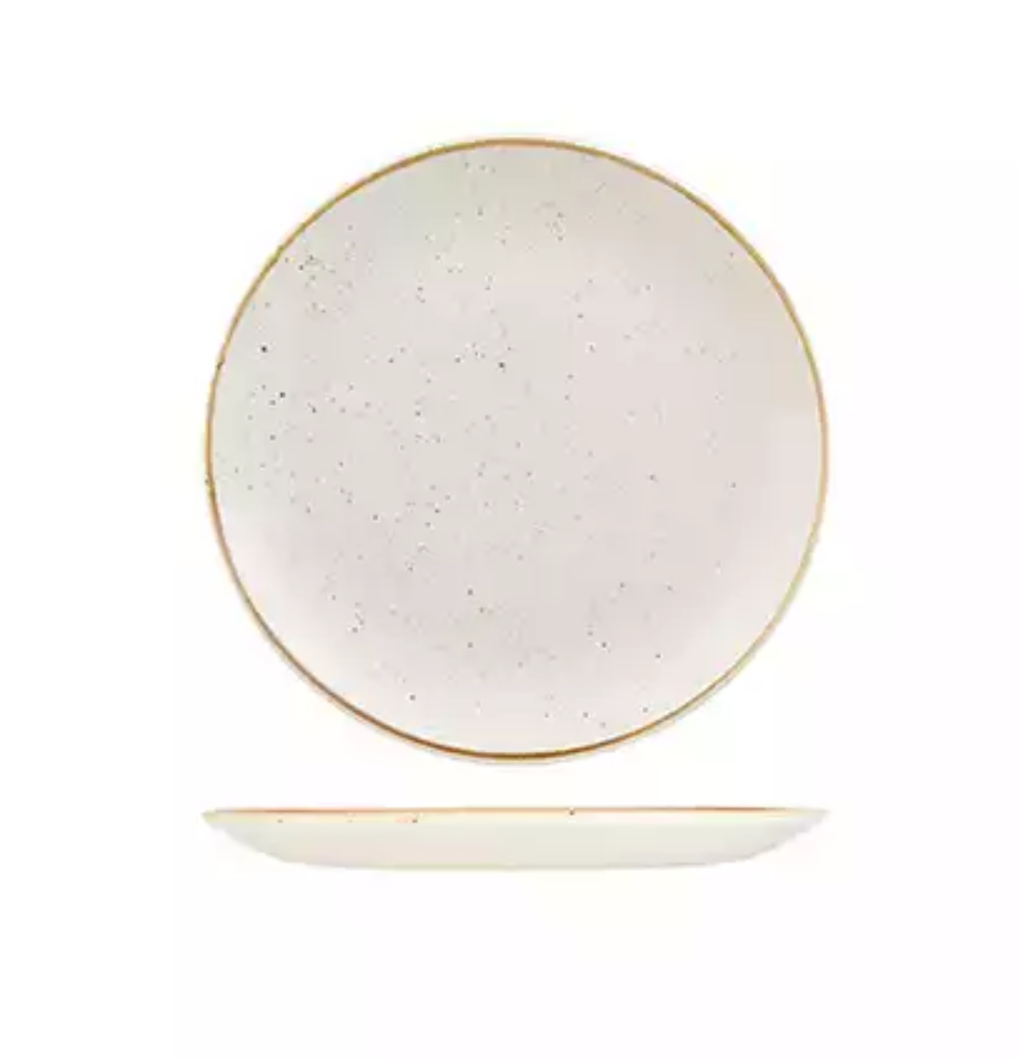 Picture of ROUND COUPE PLATE-165MM BARLEY WHITE CHURCHILL 12/CTN