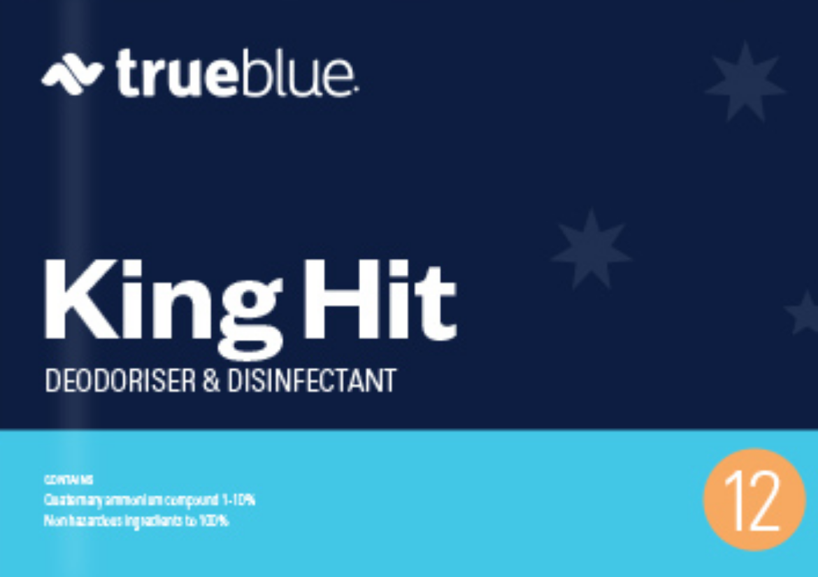 Picture of LABEL - KING HIT TRUE BLUE