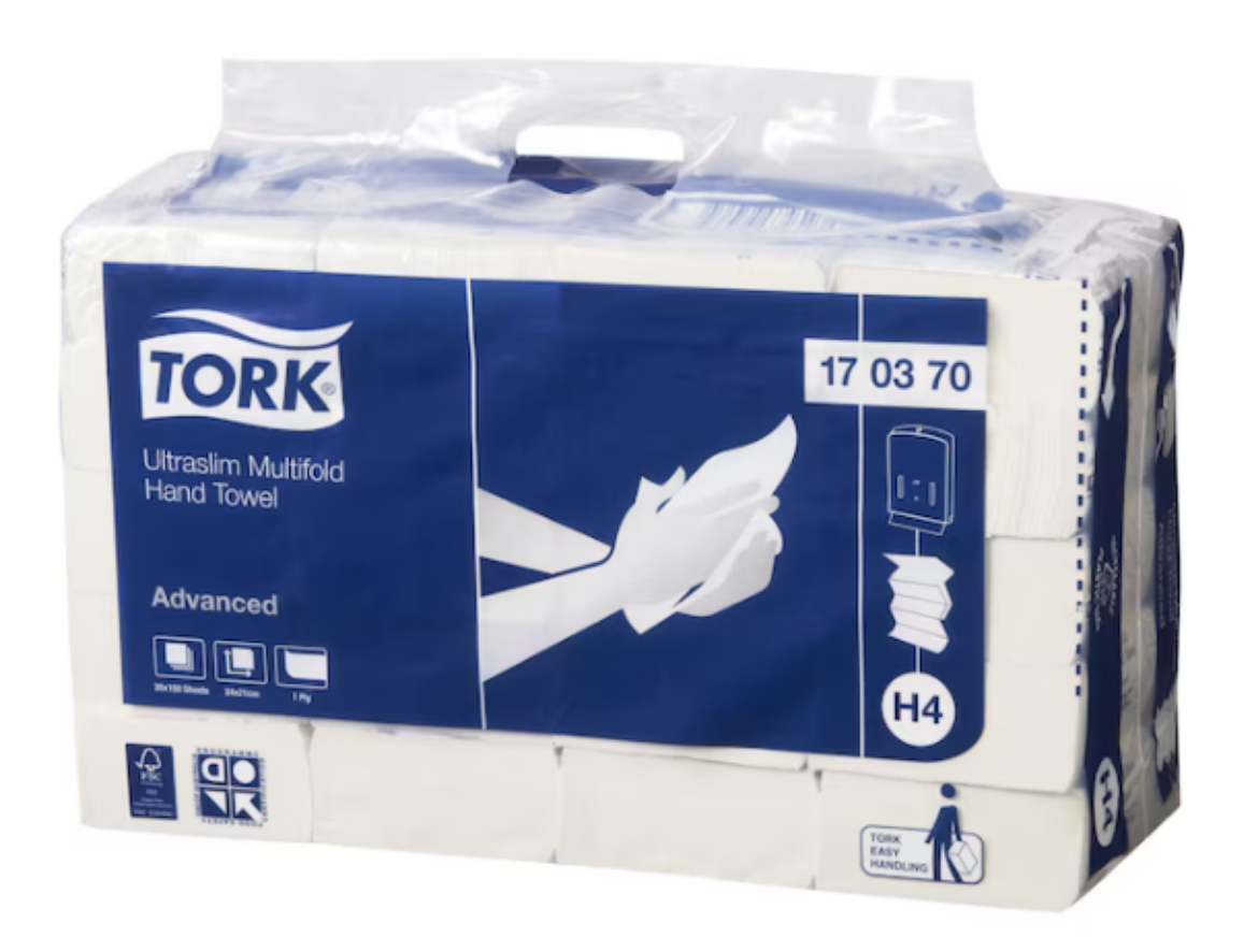 Picture of INTERLEAF, ULTRA SLIIM TORK MULTIFOLD 1PLY 3000/CTN