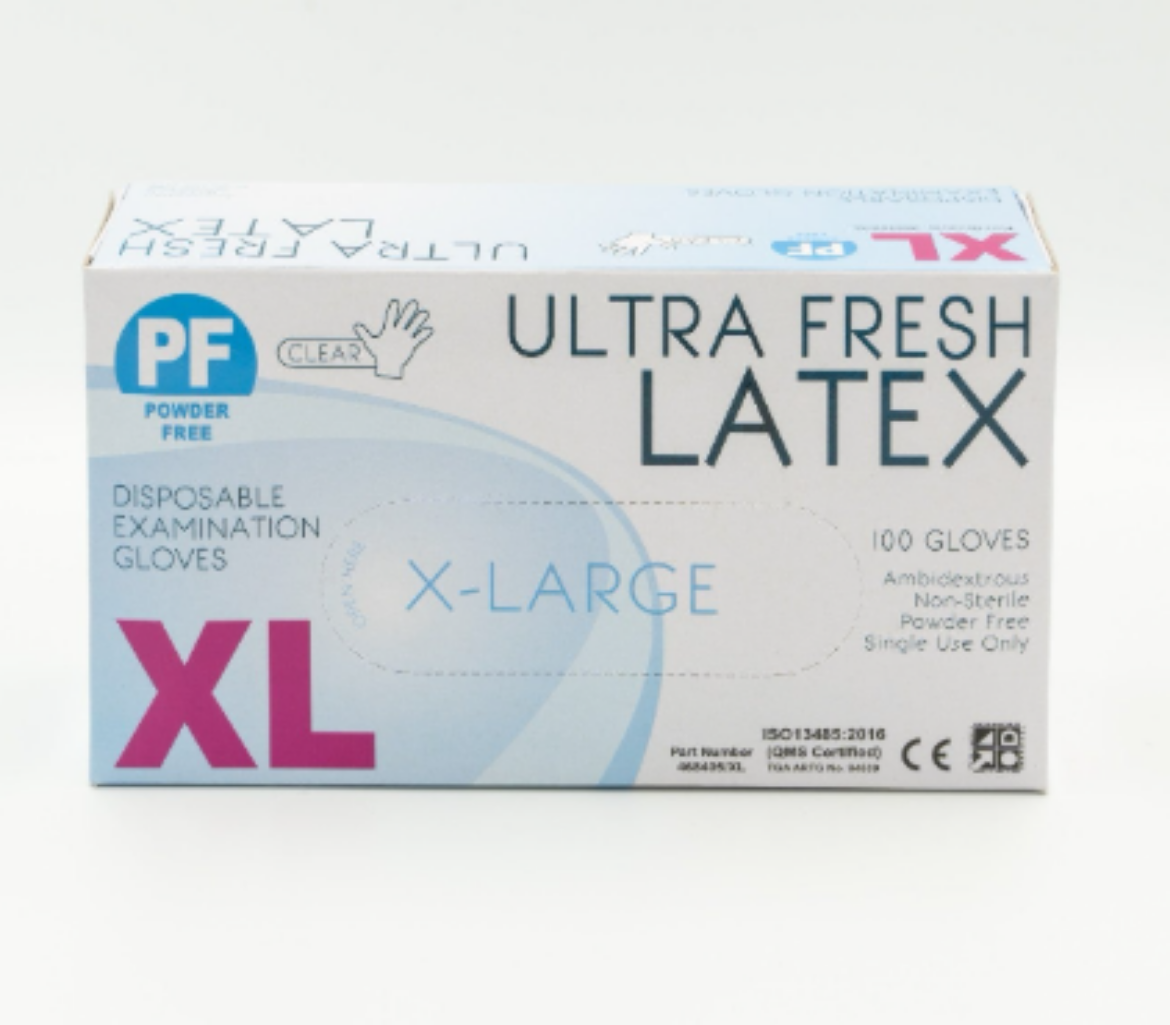 Picture of LATEX P/F GLOVES  XL 100/PACK