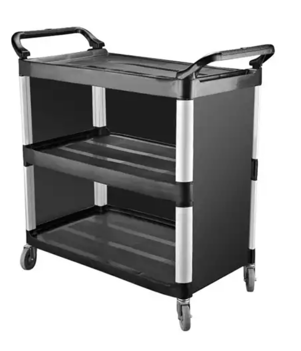 Picture of UTILITY TROLLEY 3 TIER SHELF | CLOSED SIDES | 1020X500X960MM