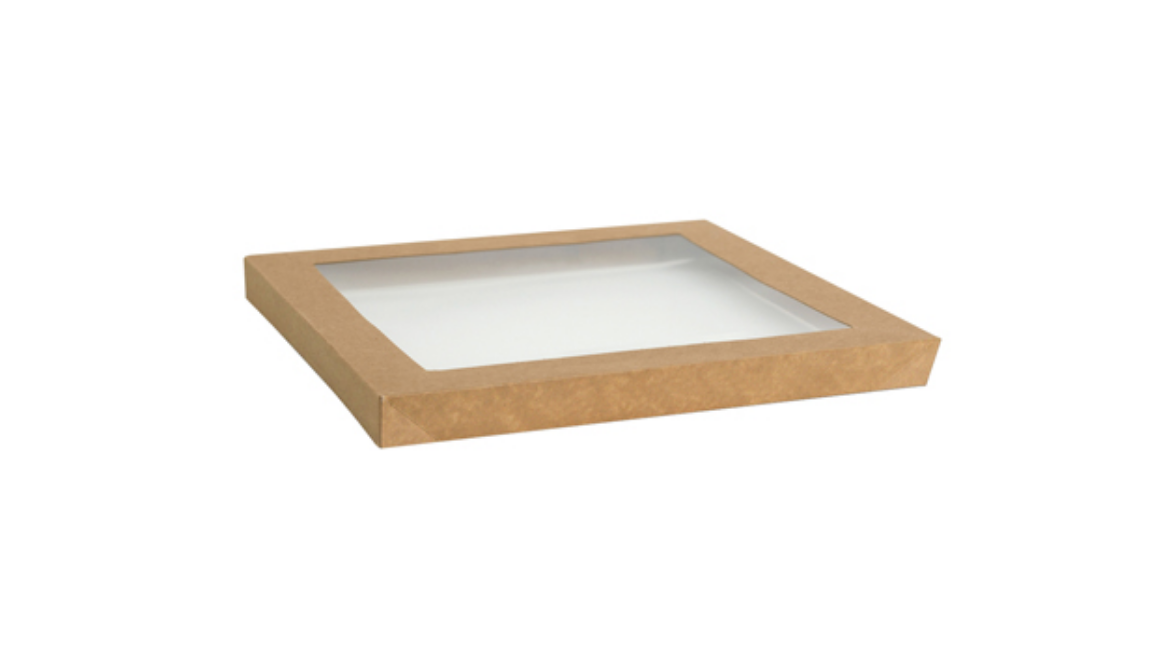 Picture of KRAFT CATERING TRAY LID MEDIUM WITH WINDOW 100/CTN