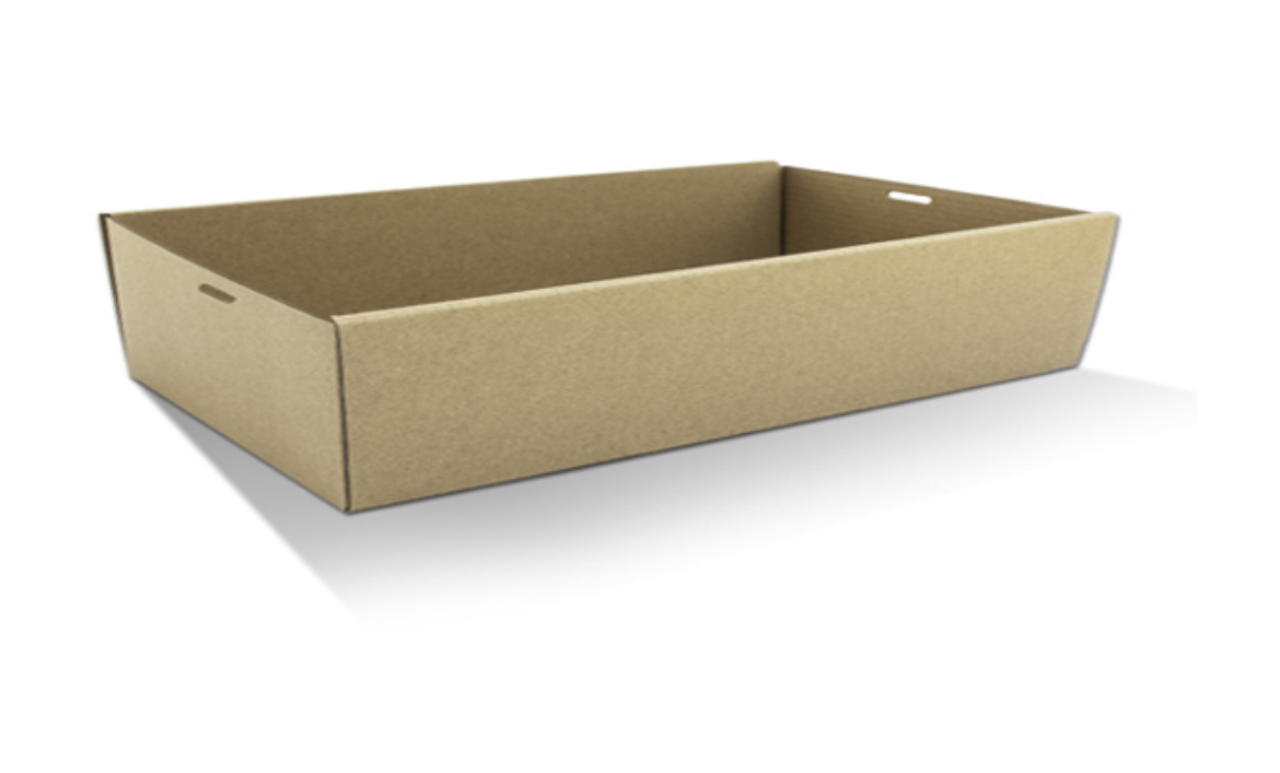 Picture of KRAFT CATERING TRAY - LARGE 560X255X80MM 50/CTN