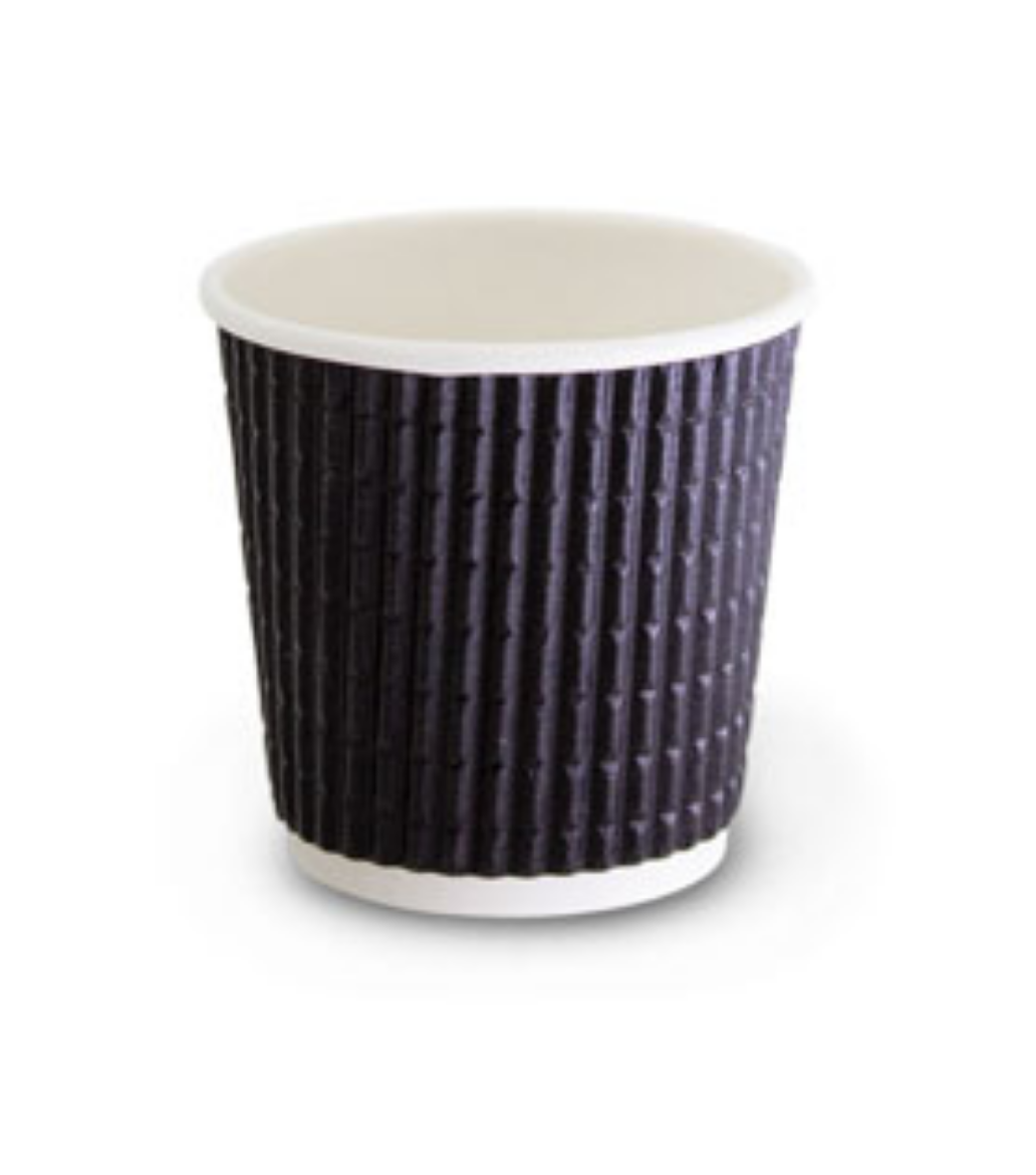 Picture of CUP, COFFEE 4oz CHARCOAL TRIPLE WALL 25/SPACK