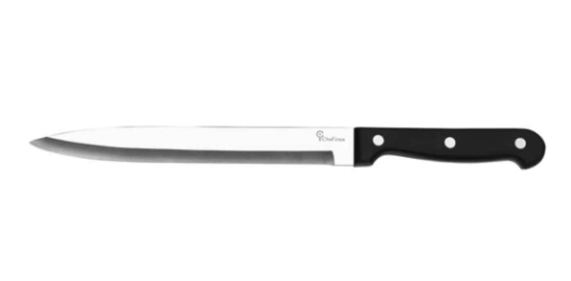 Picture of GET SET CARVING KNIFE WITH BLACK HANDLE 200MM