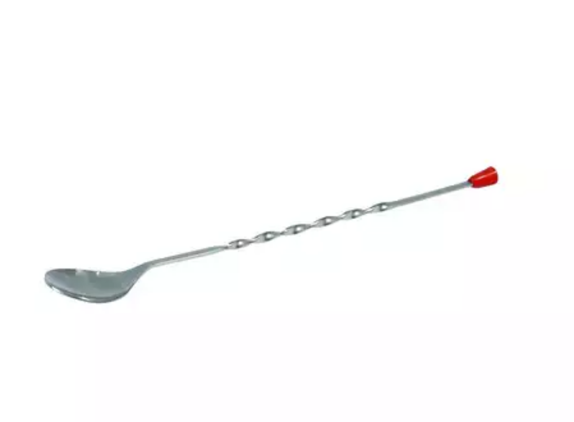 Picture of BAR / MUDDLING SPOON 285MM S/S - RED TIP