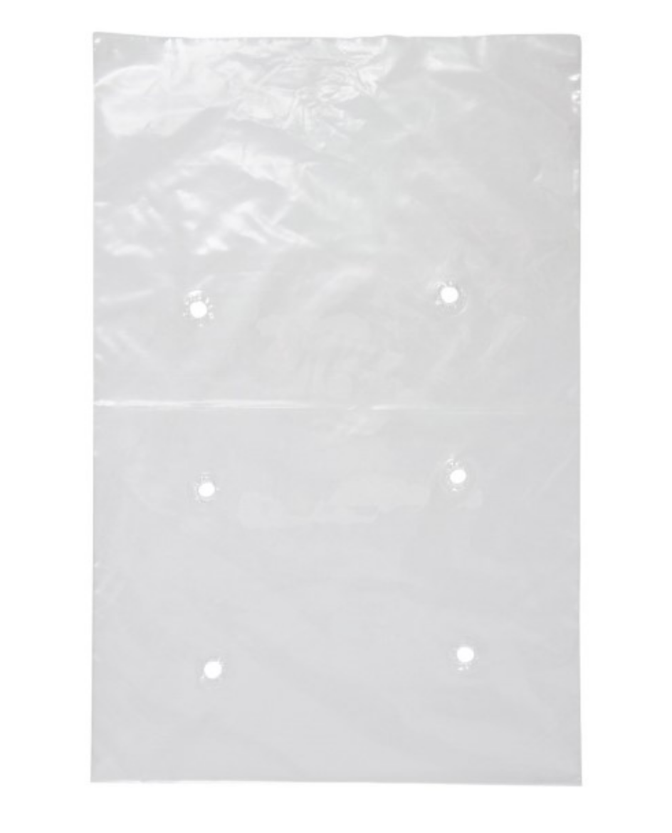 Picture of BAG, PLASTIC 330x220 (13x9") 35um LDPE VENTED 1000/CTN