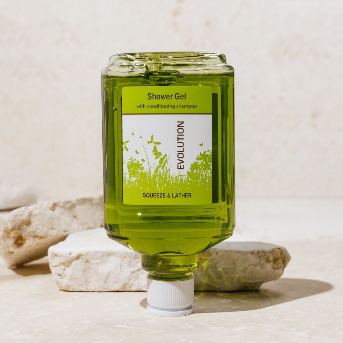 Picture of BATH/SHOWER GEL 400ML EVOLUTION SQUEEZE & LATHER 20/CTN