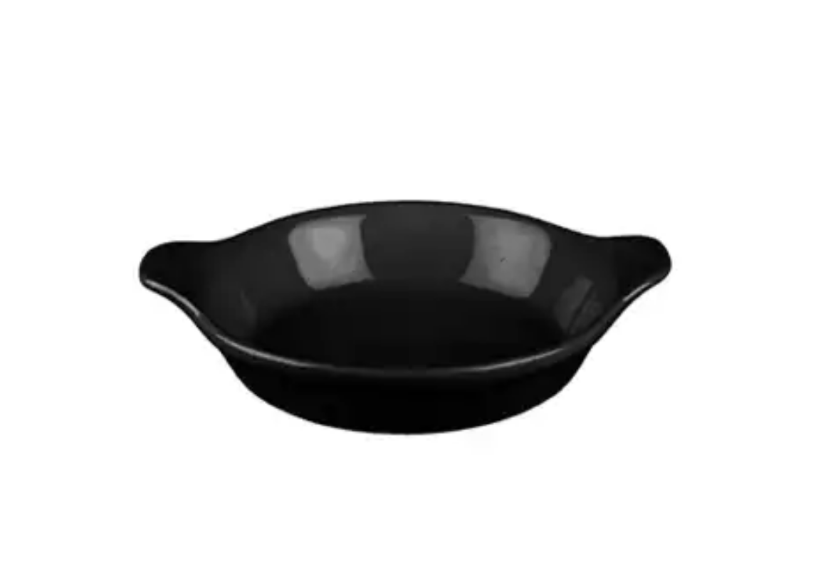Picture of ROUND AU GRATIN-BLACK 150MM (CHURCHILL) BCBKSREN1)