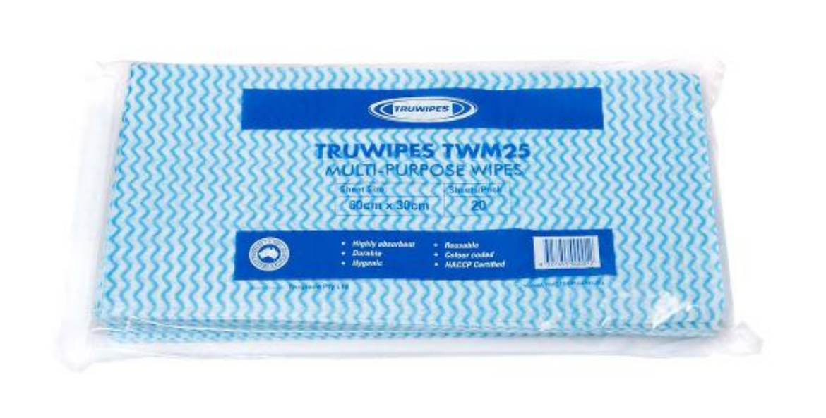Picture of TRUWIPES MEDIUM BLUE 280/CTN