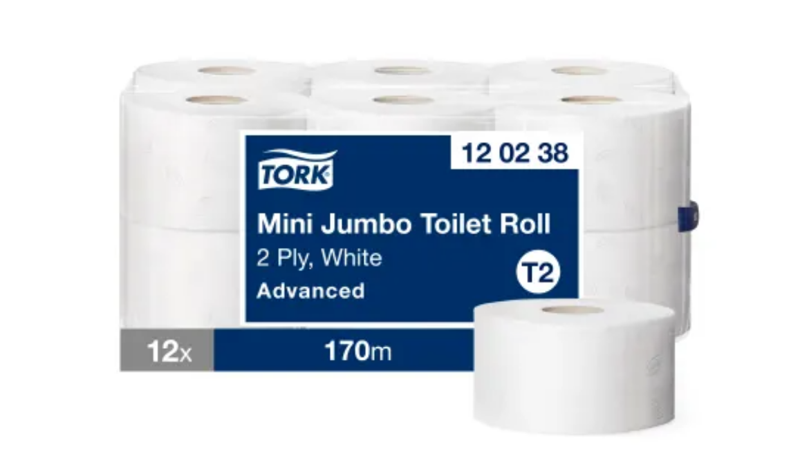 Picture of TOILET PAPER, JUMBO MINI TORK 12/CTN