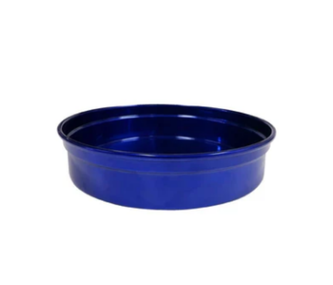 Picture of TRAY, BLUE ROUND ALUMINIUM 240x50MM