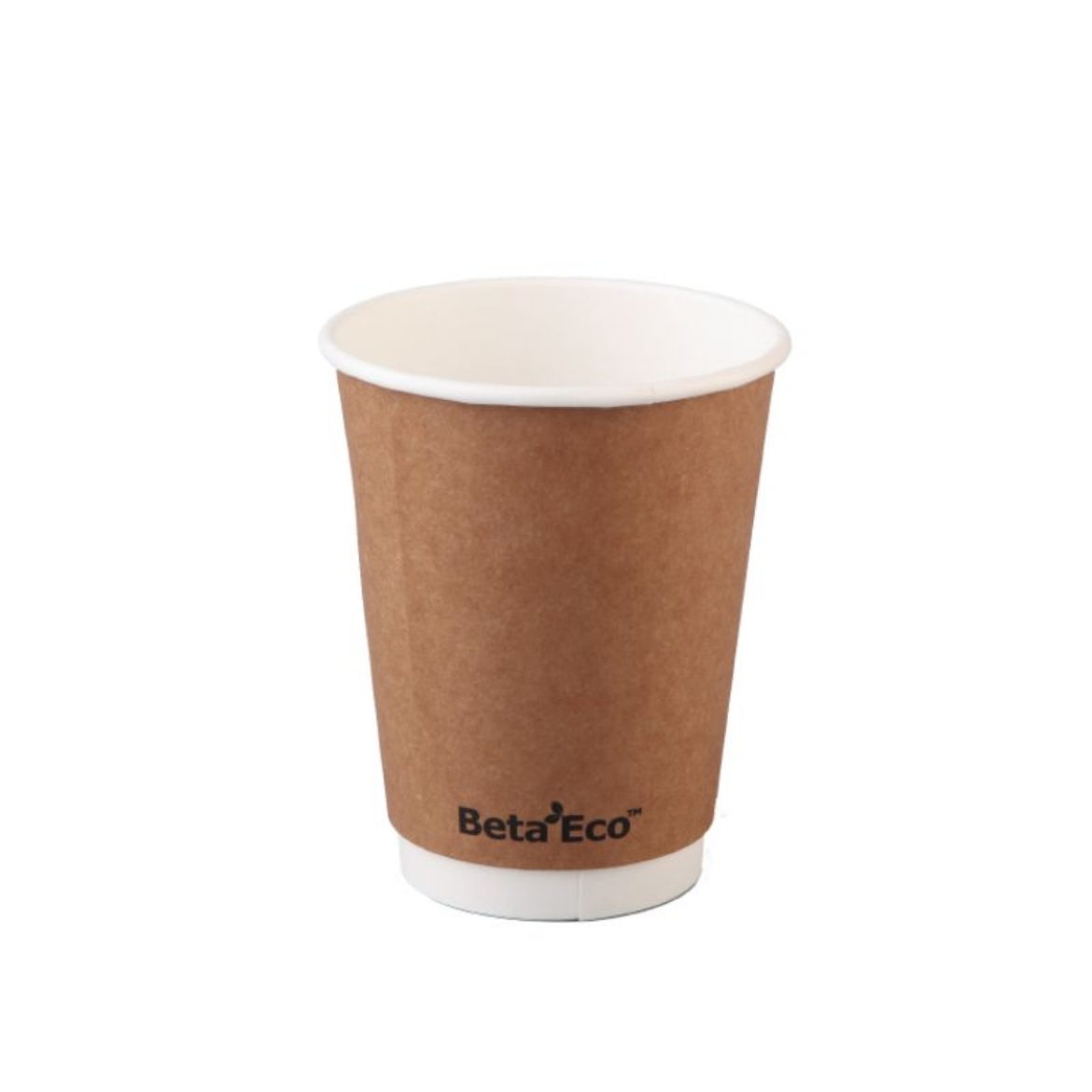 Picture of CUP, COFFEE 12oz KRAFT DOUBLE WALL BETAECO 90mm 500/CTN