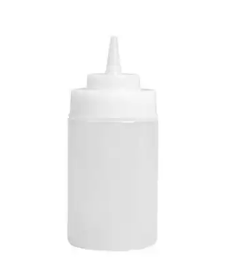Picture of BOTTLE, SAUCE 360ml SQUEEZE CLEAR WIDE MOUTH