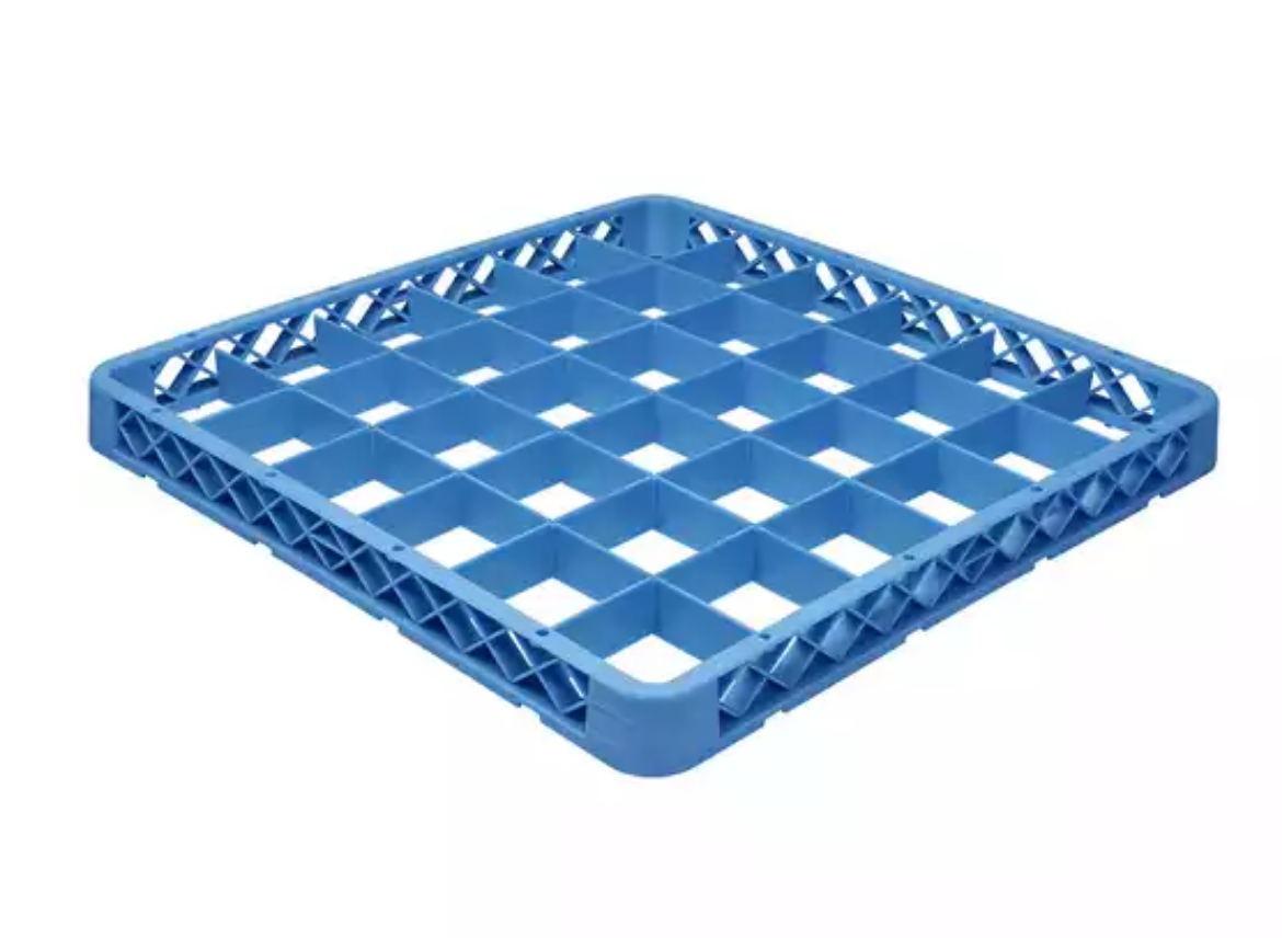 Picture of GLASS RACK BLUE 36 COMPARTMENT EXTENDER