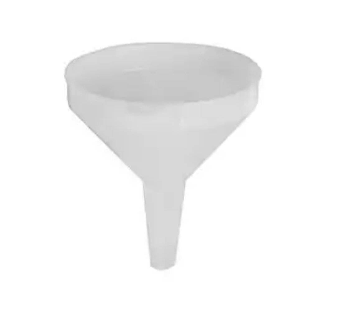 Picture of PLASTIC FUNNEL 130MM - WHITE CLEAR