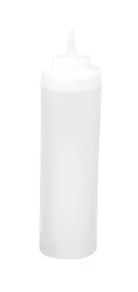Picture of BOTTLE, SAUCE 750ml SQUEEZE CLEAR WIDE MOUTH