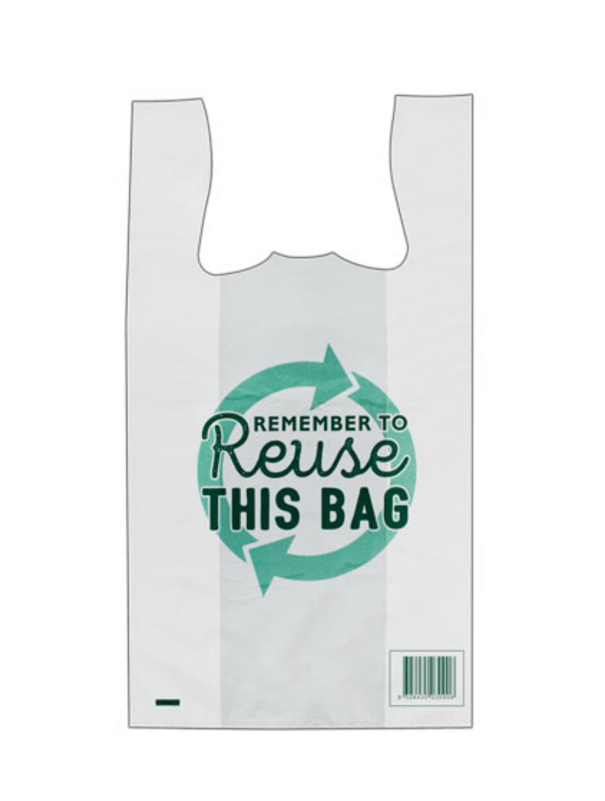 Picture of BAG, SINGLET REUSABLE PRINTED 37UM LARGE 290x530x150 50/PACK