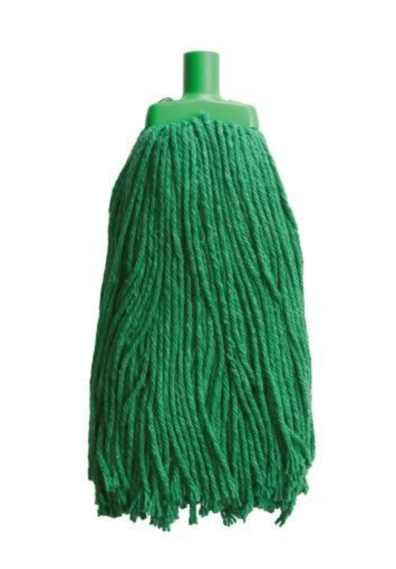 Picture of OATES VALUE MOP HEAD 400G GREEN MH-VA-01G