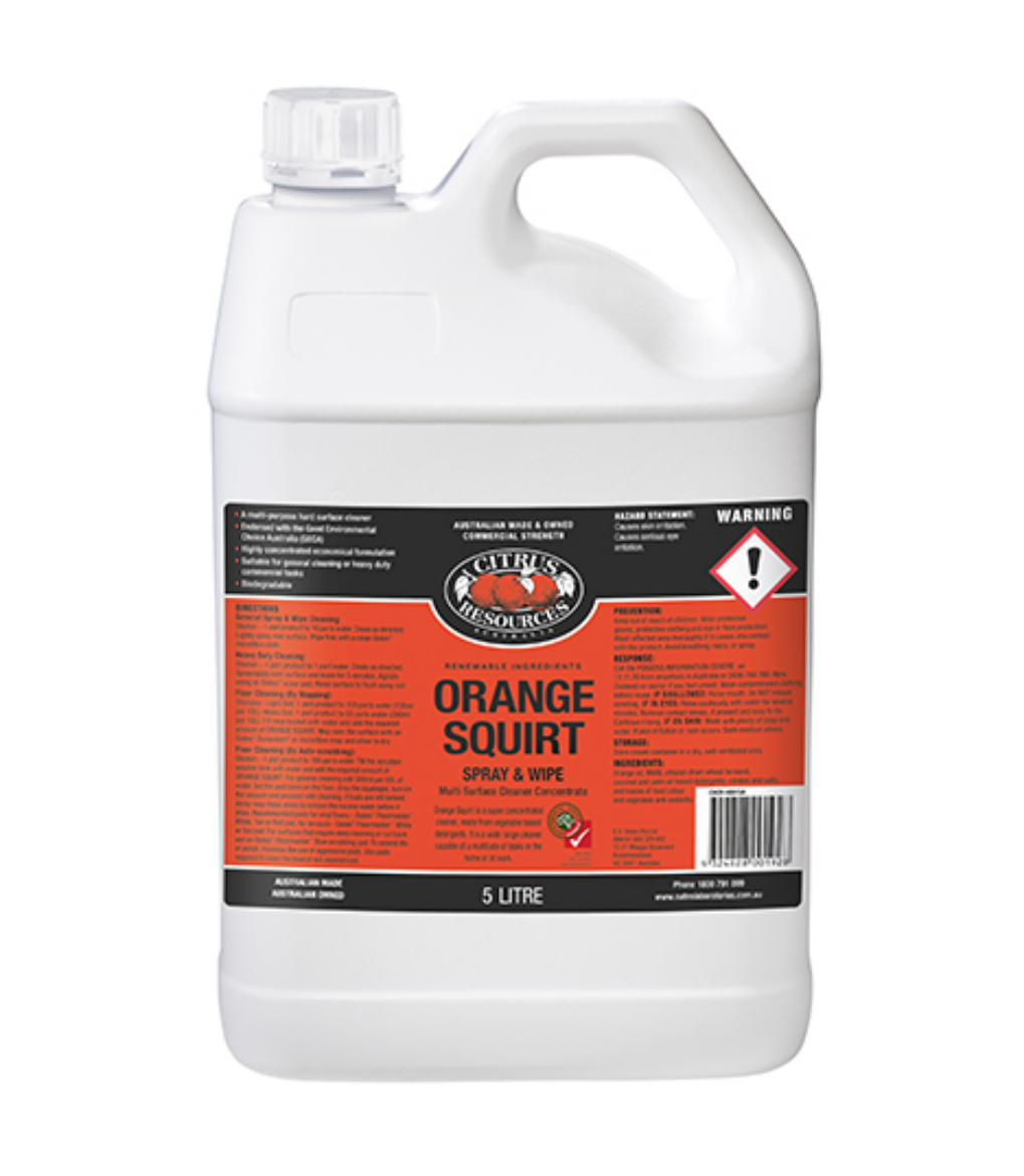 Picture of ORANGE SQUIRT GEN CLEANER 5L 165125 CORANGESQUIRT5