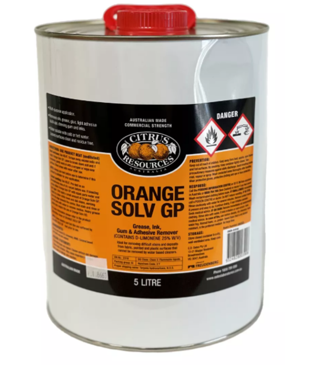 Picture of ORANGE SOLV WATER SOLUBLE SOLVENT 5L