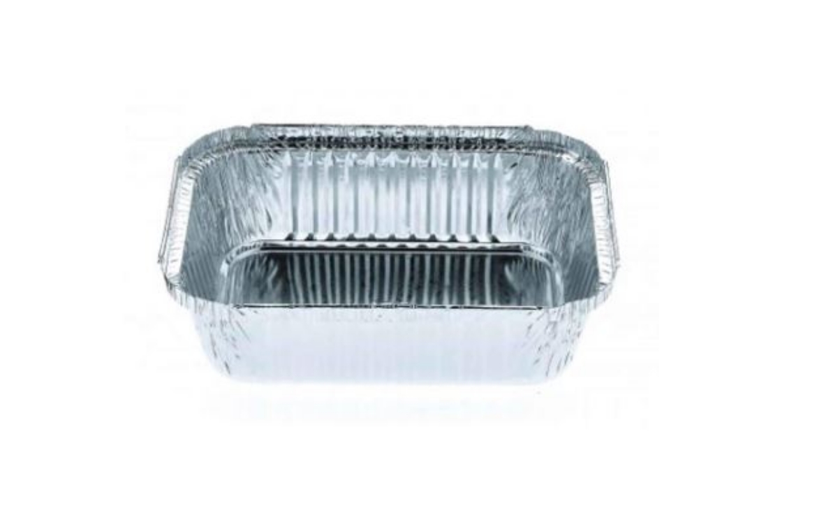 Picture of MEDIUM 990ML ALUMINIUM TAKE-AWAY FOOD TRAY 500/CTN