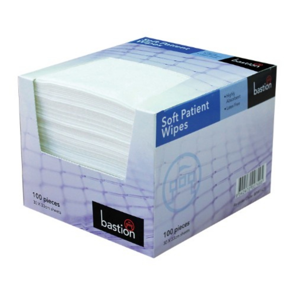 Picture of SOFT PATIENT WIPES 300X330MM 100 SHEETS X 8/CTN