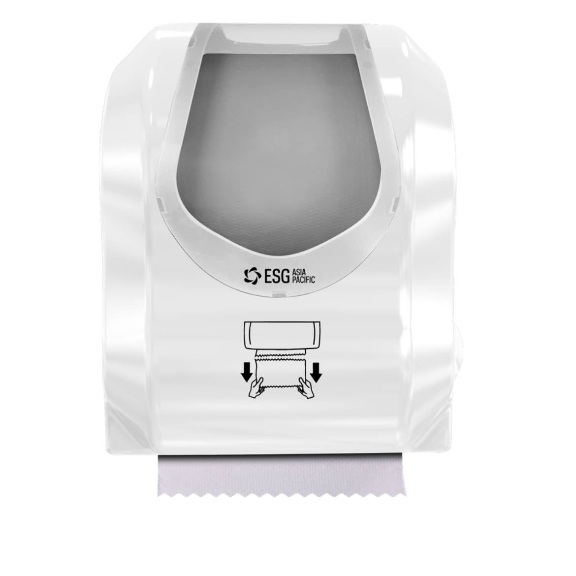 Picture of DISPENSER, ROLL TOWEL ESG SIMPLICITY - WHITE