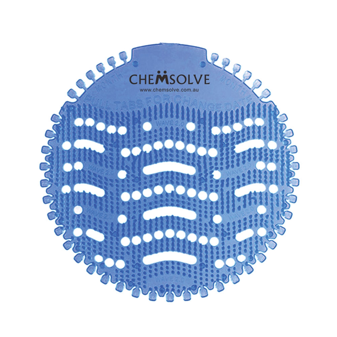 Picture of WAVE 2.0 URINAL SCREEN OCEAN OCEAN MIST 12/PACK