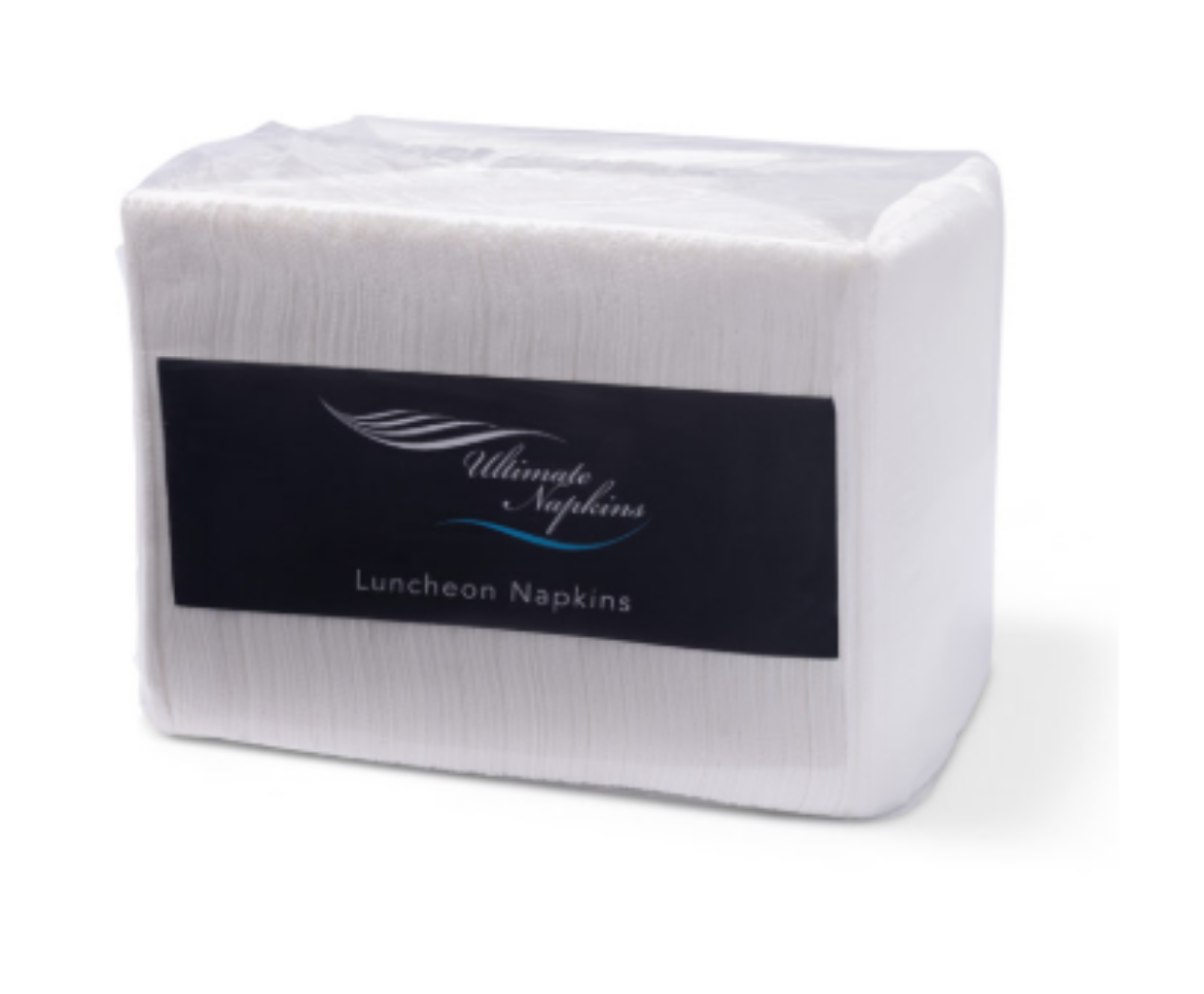Picture of NAPKIN, LUNCH QTR-FOLD WHITE 1 PLY 3000/CTN