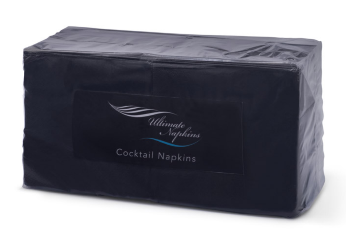 Picture of NAPKIN, COCKTAIL BLACK 2 PLY 2000/CTN